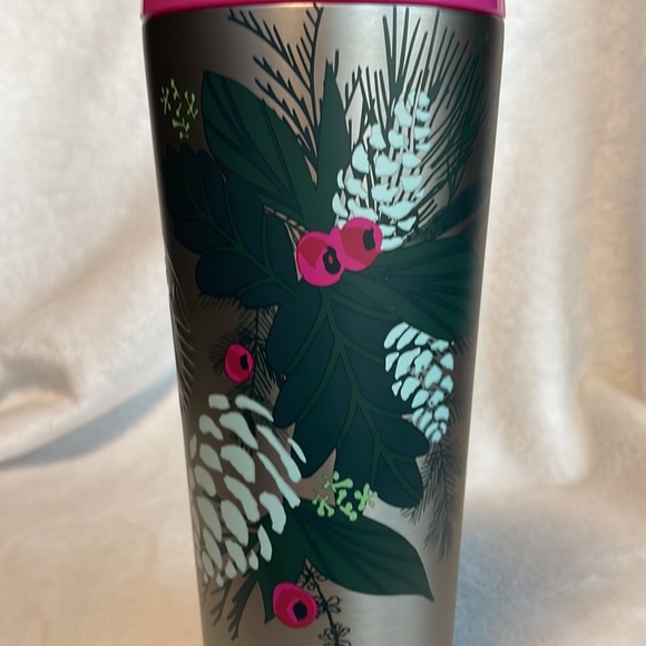Starbucks 2021 holiday stainless steel tumbler - Picture 5 of 11
